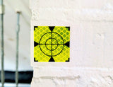 Meetstickers 40X40 Geelgroen - Type D